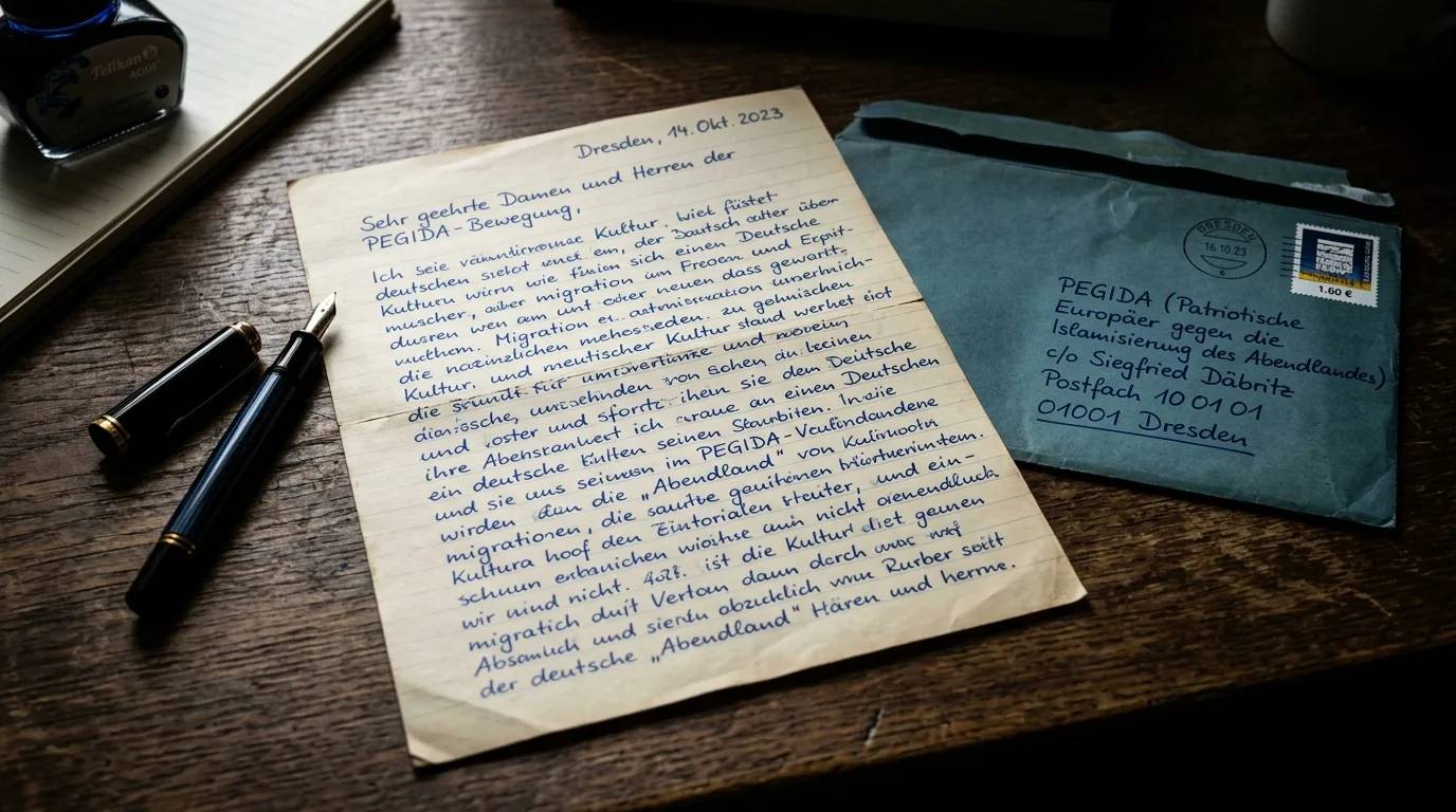 Letter Pegida